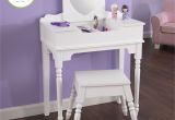 White and Purple Vanity Chair Kidskraft Exclusive Sweetheart Vanity and Stool From Vistastores