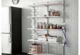 White Bakers Rack Ikea Algot Wall Upright Shelf and Triple Hook White Ikea Algot