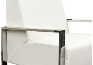 White Bonded Leather Accent Chair Century White Bonded Leather Accent Chair 9h367