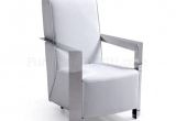 White Bonded Leather Accent Chair Niro Accent Chair In White Bonded Leather by Vig