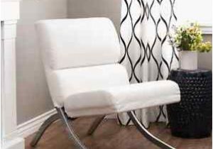 White Bonded Leather Accent Chair White Accent Chair Bonded Leather Modern Living Room