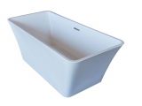 White Center Drain Bathtub Universal Tubs Purecut 5 6 Ft Acrylic Center Drain