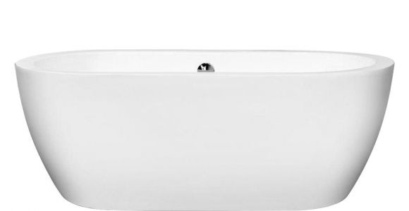 White Center Drain Bathtub Wyndham Collection soho 59 75 In Acrylic Flatbottom