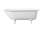 White Claw Foot Bathtub 5 Clawfoot Tub with White Exterior