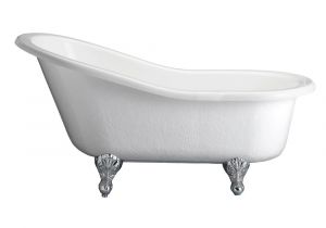 White Claw Foot Bathtub Barclay Products 5 6 Ft Acrylic Claw Foot Slipper Tub In