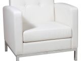 White Leather Chair and A Half Chair White Modern Accent Chairs for the Living Room Leather Chair