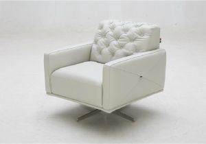 White Leather Swivel Accent Chair Hamlet Italian Leather Swivel Modern Accent Chairs