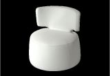 White Leather Swivel Accent Chair Lazzaro Snow White Leather Italian Swivel Modern Accent