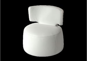 White Leather Swivel Accent Chair Lazzaro Snow White Leather Italian Swivel Modern Accent