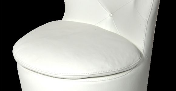 White Leather Swivel Accent Chair Renzo Snow White Leather Italian Swivel Modern Accent
