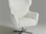 White Leather Swivel Accent Chair White Leather Swivel Accent Chair Charlotte north Carolina
