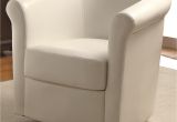 White Leather Swivel Accent Chair White Leather Swivel Chair Steal A sofa Furniture Outlet