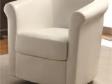 White Leather Swivel Accent Chair White Leather Swivel Chair Steal A sofa Furniture Outlet