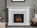 White Quartz Fireplace Surround Real Flame Kipling Indoor Electric Fireplace White Marble
