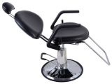 White Reclining Makeup Chair Reclining Hydraulic Barber Chair Salon Beauty Spa Styling