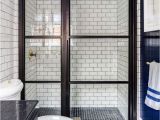 Window Pane Shower Door Black Glass Paneled Shower Door Evars anderson Design