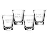 Wine and Beer Glass Rack Shot Glass Set Of 4 Free Personalization