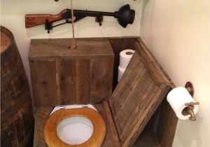 Wine Barrel Bathtub Barrel Sink Rustic toilet Opened the Ultimate Redneck Bathroom