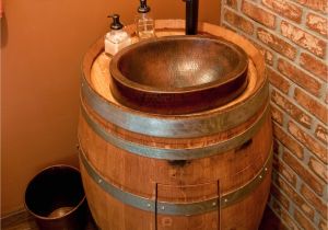 Wine Barrel Bathtub Bathroom Wine Barrel 25 Innovative Diy Bathroom Vanity Ideas You