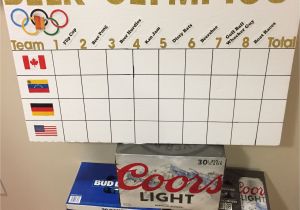 Winter Olympic themed Party Decorations Bachelor Party Beer Olympics Beer Olympics Pinterest