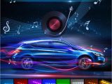 Wireless Interior Led Lights for Cars 2018 5050 9 Led Car Interior Underdash Lighting Kit Smart sound