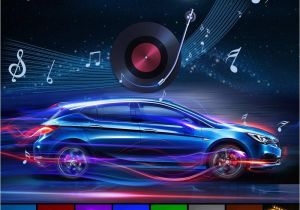 Wireless Interior Led Lights for Cars 2018 5050 9 Led Car Interior Underdash Lighting Kit Smart sound