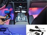 Wireless Interior Led Lights for Cars 2018 5050 9 Led Car Interior Underdash Lighting Kit Smart sound