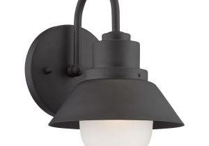 Wireless Overhead Light Shop Acclaim Lighting Fripp 9 In H Matte Black Outdoor Wall Light at