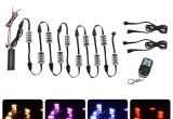 Wireless Trailer Lights Aliexpress Com Buy Bjmoto 50w 12v 10 Pods Rgb Rock Lights 60 Led