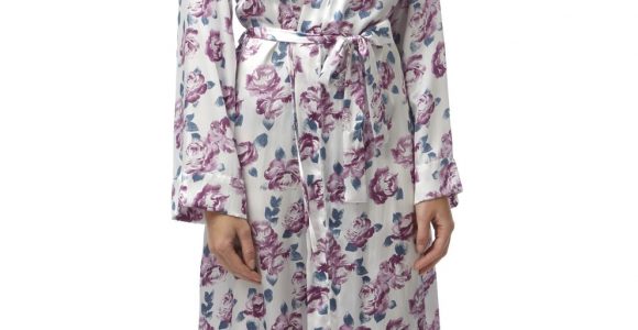 Women's Bathrobe Price Luxury Women S Floral Satin Lace Gown Designer Robe Wrap