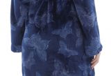 Women's Bathrobes Fleece Foxbury Women S butterfly Shimmer Fleece Hooded Bath Robe