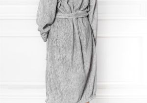Women's Bathrobes Fleece Women S Microfiber Fleece Robe with Satin Trim Long Spa