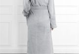 Women's Bathrobes Fleece Women S Microfiber Fleece Robe with Satin Trim Long Spa