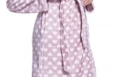 Women's Bathrobes Fleece Zeta Ville Women S Hooded Bathrobe Fleece Midi Robe Long