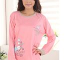 Women's Bathrobes for Sale Cute Type Pajamas Sale Pink Long Sleeve Women S