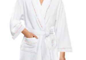 Women's Bathrobes On Sale Cotton Women S White Short Spa Gown Bath Robe W