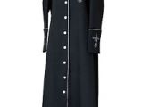 Women's Bathrobes On Sale New Women S Clergy Robe Black Silver Sizes 18 to 24