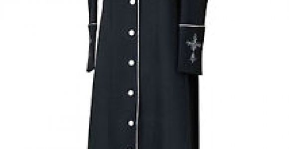 Women's Bathrobes On Sale New Women S Clergy Robe Black Silver Sizes 18 to 24