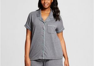 Women's Bathrobes Plus Size Women S Plus Size Sleepwear Textured Knit Pajama Set Gray