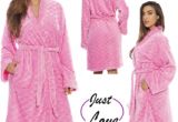 Women's Robes and Bathrobes Plus Size Women S Velour Kimono Robe Bath Robes Rose 2x