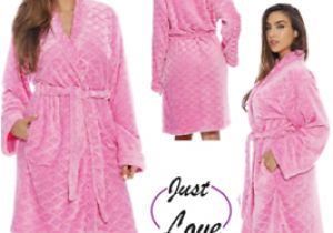 Women's Robes and Bathrobes Plus Size Women S Velour Kimono Robe Bath Robes Rose 2x