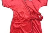 Women's Velour Bathrobes Harley Davidson Women S Small Red Velour Robe Shorter Wrap