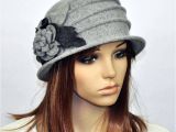 Women's Warm Bathrobes M92 Cute Flowers Winter Warm Wool Acrylic Women S Hat