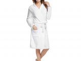 Womens Floor Length Robes 2018 wholesale Ekouaer Winter Bath Robe Sleepwear Women Coral Velvet