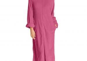 Womens Floor Length Robes Casual Moments Women S Textured Fleece Zip Up Robe Amazon Com