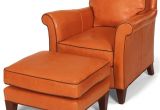 Wood and Leather Accent Chair Accent Chair Wood Leather Removable Leg Traditional