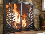 Wood Burning Fireplace Accessories Near Me Alpine Fireplace Screen with Doors Brings the Peace and Tranquility