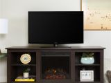 Wood Entertainment Center with Fireplace Insert We Furniture 58 Inch Electric Fireplace Tv Stand In Espresso
