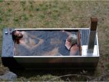Wood Fired Outdoor Bathtub soak Woodfired Hot Tub