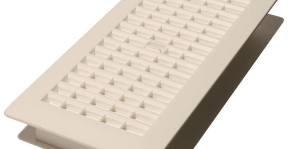 Wood Floor Vent Covers Home Depot 4 In X 12 In Plastic Floor Register White Pl412 Wh the Home Depot